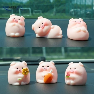 Đồ trang trí Chú Heo Hồng Mini Bằng Nhựa Resin Dễ Thương Dùng Trang Trí