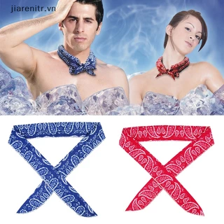 Ji summer scarf neck cooler bandana summer body ice cool cooling wrap tie refreshing bandana headband wrist towels vn