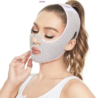 Lyndon cheek lift up band v-face shaping se khít mặt thoáng khí máy mát xa mặt giảm đôi cằm chăm sóc da v line face shaper mặt nạ băng bó giảm béo mặt