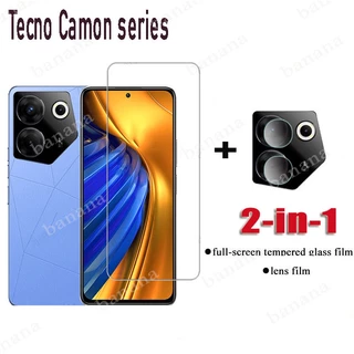 Kính Cường Lực Bảo Vệ Camera 2 Trong 1 Cho Tecno Camon 20 Pro 5G Tecno Camon 20 19 Pro 5G 18P 18 Premier Pova Neo 2 4 Pro