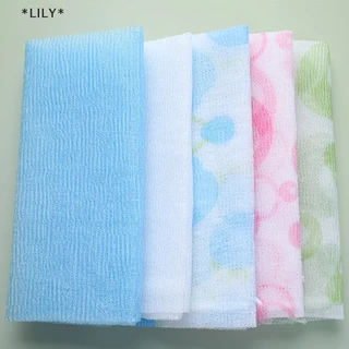 LILY Nylon rửa vải khăn làm đẹp da cơ thể tẩy tế bào chết tắm rửa phòng tắm uuu