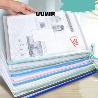 UUMIR Bộ 10 Túi Zip Trong Suốt Đựng Tài Liệu Cỡ a4 Tiện Dụng