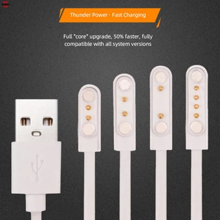 Bộ Sạc Đồng Hồ Thông Minh Thông Dụng Cáp Sạc Từ Tính Cáp Sạc Usb 2 Chân 4 Chân Cho Đồng Hồ Trẻ Em Q12 60Cm [Cam Kết]