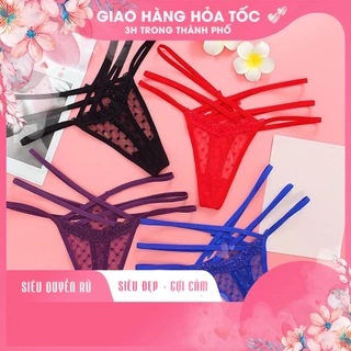 Quần lót lọt khe ren lưới mỏng sexy freesize 1022