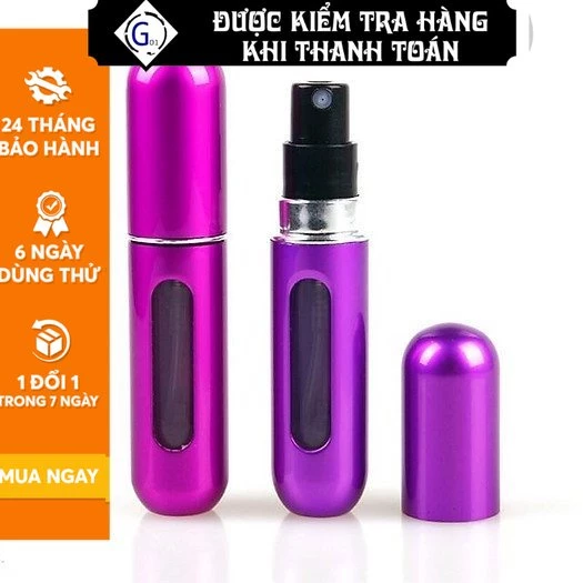 Chai lọ ống chiết nước hoa tự động dạng xịt G01 5ml dễ dàng sử dụng tiện lợi du lịch