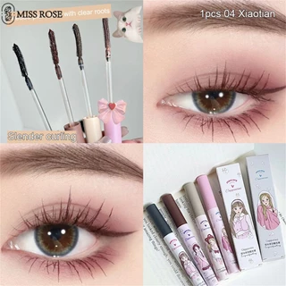 Mascara MISS ROSE Cappuvin chống thấm nước/ lâu trôi/ không dễ rụng/ đầu cọ dài/ chải dài mi/ cong/ bồng