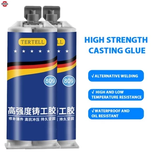 Metal Repair Glue Ab Glue Tertell 2 In1 Metal Cast Iron Glue Heat Resistant Sealant Cold Weld Defect Repair Agent Glue 【doom】