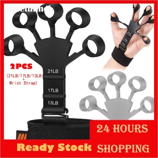 2pcs/set Dụng Cụ Luyện Tập Cơ Ngón Tay Bằng Silicone Linh Hoạt Tiện Dụng timetunnel