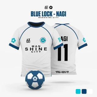 Hàng Có Sẵn Áo Thun Unisex Anime Jersey & Amp "Blue Lock - Manshine City - Nagi