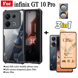 Ốp lưng chống sốc infinix gt 10 pro cho infinix note 30 pro note 30 4g 5g note 30 vip ceramic frosted film và camera lens film