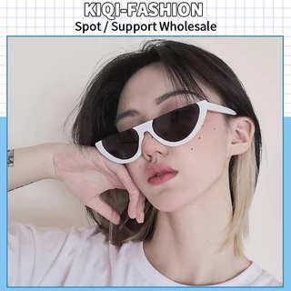 (KIQI-FASHION) COD Kính Mát Gọng Mắt Mèo Phong Cách Hip Hop Thời Trang