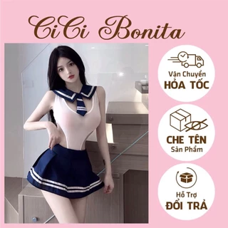 CP82 Set đồ ngủ 3 chi tiết hóa trang nữ sinh đáng yêu CICI BONITA HCM