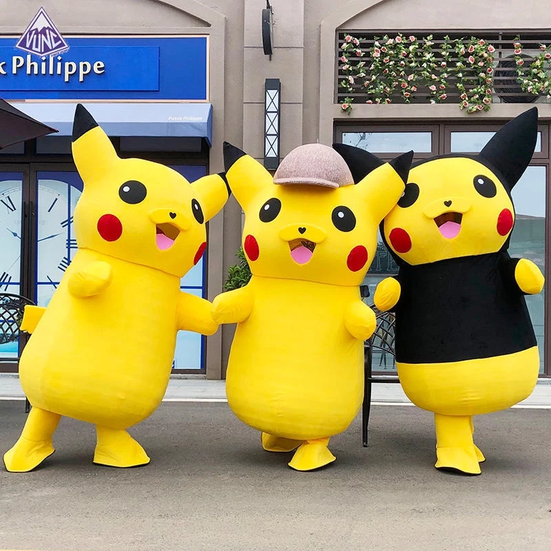 Trang phục hóa trang VUNC kiểu Pikachu hoạt hình để biểu diễn