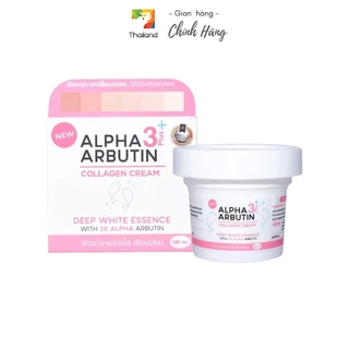 Kem dưỡng thể trắng da Alpha Arbutin 3+Plus Collagen Cream Thái Lan hũ 100gr