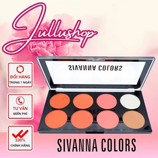 Sivanna Colors Ultra Blush Palette HF319 [Auth Thái] Phấn Má Hồng Tông Cam Hồng, Tạo Khối và Bắt Sáng Sivanna