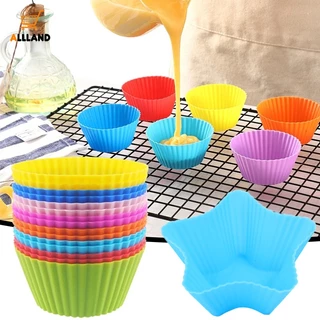 Khuôn Silicone Cấp Thực Phẩm / Khuôn Làm Bánh Mousse / Kem Chống Dính Hình Tròn DIY