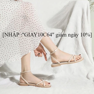 Giày sandal 2 quai chéo chéo gót dangmi shop SD- 0257