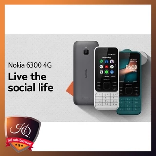 [Siêu Sale]   [Ảnh thật ]  Điện thoại di động Nokia 6300 4G Dual Sim (2020)  full phụ kiện mua là xài sóng 4g