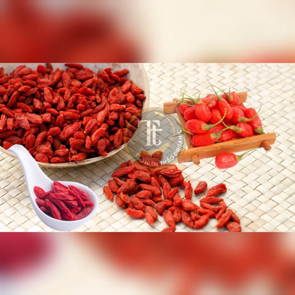 Kỷ Tử - Câu Kỳ Tử - Kỳ Tử Đỏ - Hữu Cơ Thiên Thảo Organic 100gr