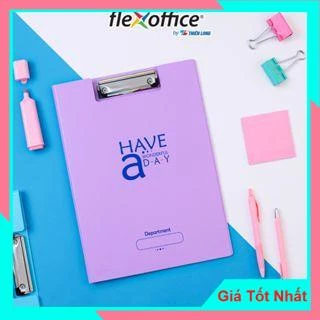 Kẹp File Tài Liệu Thiên Long Flexoffice Thiết Kế Chắc Chắn, Chất Liệu Nhựa Cao Cấp, Bền Bỉ FO-CB03 có Kẹp Inox