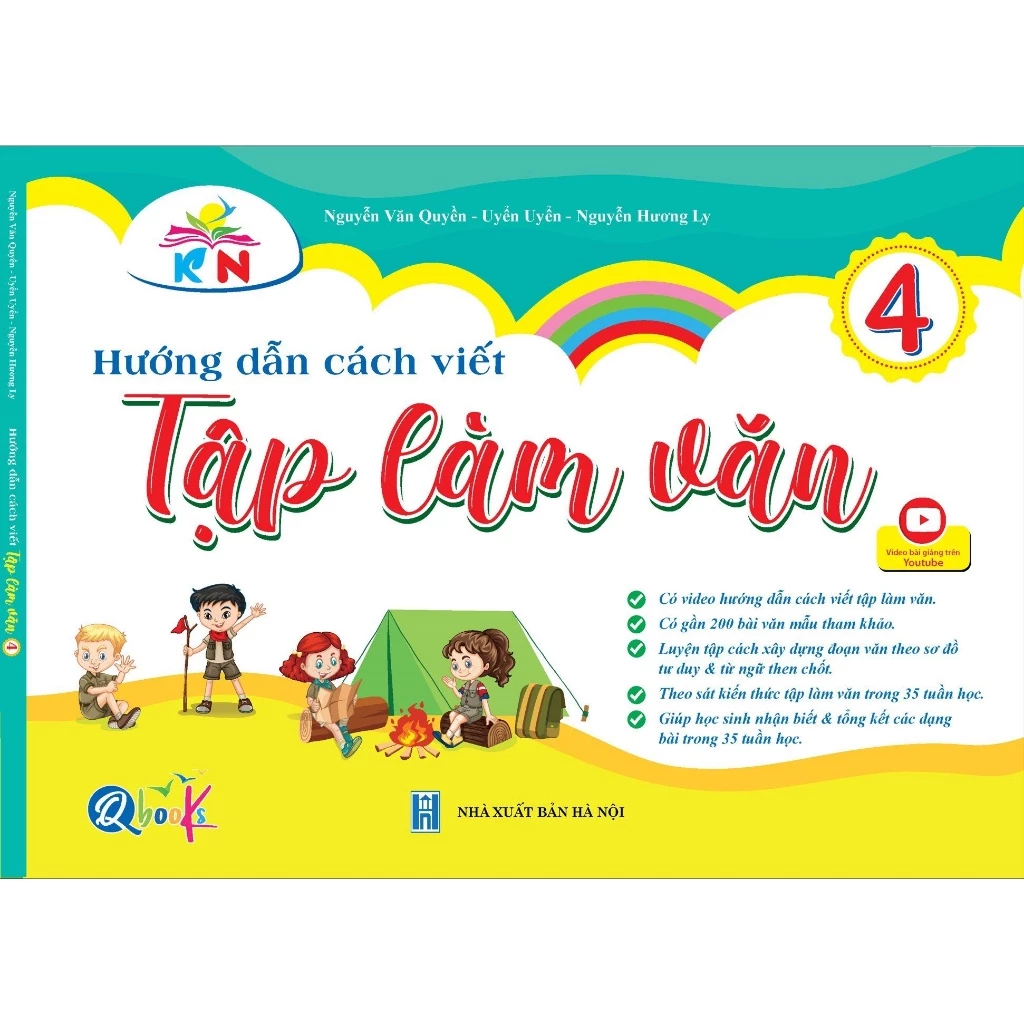 Sách Hướng dẫn cách viết TẬP LÀM VĂN Lớp 4 - Kết nối tri thức với cuộc sống - Cả năm (1 cuốn) - Bản Quyền