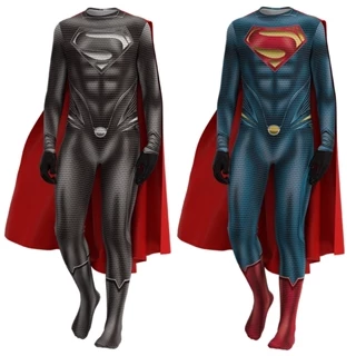 Halloween steel body cos suit trẻ em người lớn siêu nhân anh hùng bodysuit clark kent bodysuit performance suit