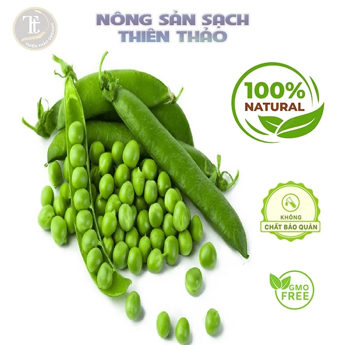 Đậu Hà Lan sống khô hữu cơ 500gr nấu ăn - làm mầm đậu - nhiều dinh dưỡng rất tốt cho sức khoẻ Thiên Thảo Organic