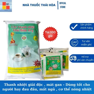 {Bán lẻ}10 túi nhỏ Chè Thanh Nhiệt Thái Bình - Thanh nhiệt giải độc - Giảm đau đầu , nhiêt miệng , khó ngủ