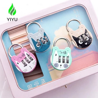 YIYU Ổ Khóa Số Mini Bằng Hợp Kim Kẽm Nhiều Màu Sắc Cho Vali Hành Lý TYLER1