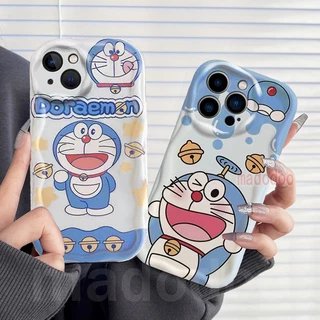 ốp lưng Cartoon Xiaomi 14 13T 13 12 12X 12S 11 Lite POCO M3 X3 NFC Pro Redmi Note 10 10S 9 9S 8 8A 7 New Cream Edge Cute Doraemon BFF Soft Phone Case Fine Hole Airbag Shockproof Protection Back Cover NY 21