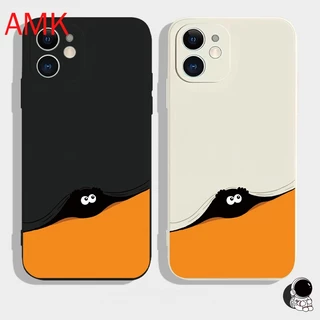ốp lưng Amk Poco X6 X5 M5 F5 C65 C40 F3 M3 M4 F4 X4 X3 NFC M5S Xiaomi 13T 11T 10T 12T 11 12 13 PRO GT LITE 5G Civi 2 Redmi 13C Vỏ điện thoại chống sốc màu đen trong suốt GNCMF
