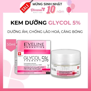 Kem dưỡng chống lão hoá tái tạo da EVELINE GLYCOL 5% therapy 50ML