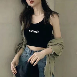 Áo Croptop Thể Thao Sát Nách Dáng Ôm Thời Trang Mùa Hè Cho Nữ