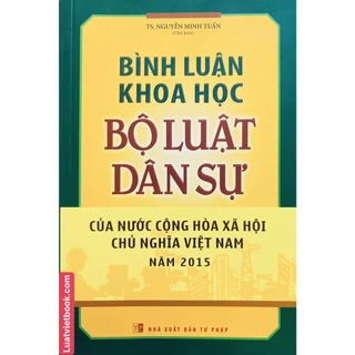 Sách - Bình Luận Khoa Học Bộ Luật Dân Sự 2015