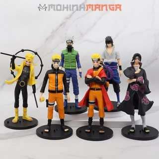 Mô hình 6 nhân vật Naruto Kakashi Sasuke Itachi Gaara Sakura Minato Rock Lee Nara Shikamaru Hinata Boruto Hokage Kiba