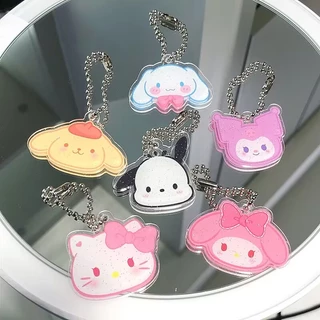 Sanrio Móc Khóa Hình Búp Bê Hoạt Hình Bằng Acrylic Sáng Tạo