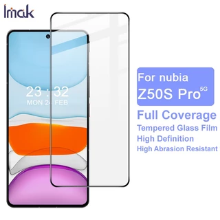 Nguyên bản imak zte nubia z50s pro 5g kính cường lực full keo dán phim bảo vệ màn hình