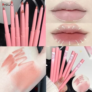 8 Màu Khỏa Thân Lipliner Bút Nhung Matte Mịn Son Môi Bút Chống Thấm Nước Chống Dính Cốc Dưỡng Ẩm Lâu Dài Dễ Tô Màu Son Mỹ Phẩm Trang Điểm