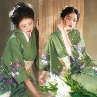 Phụ nữ nhật bản truyền thống yukata haori kimonos cosplay áo choàng nữ thời trang mùa hè chụp ảnh quần áo đầm dự tiệc