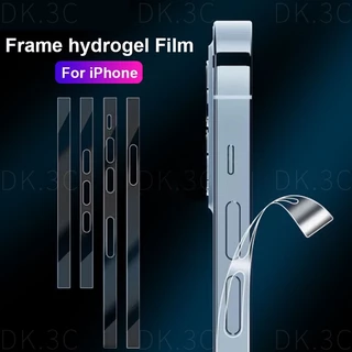 1 Bộ Miếng Dán Nút Home Hydrogel Bề Mặt Nhám Bảo Vệ Cho iPhone 14 15 13 12 11 Pro Max mini / 14 15 Plus