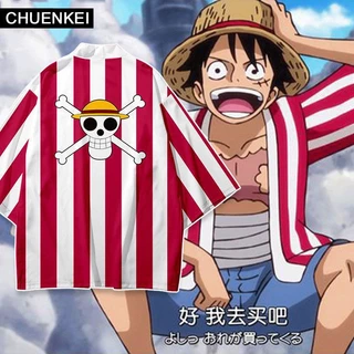 Áo Khoác Kimono In Hình Monkey D Luffy Thời Trang Cho Nam Nữ