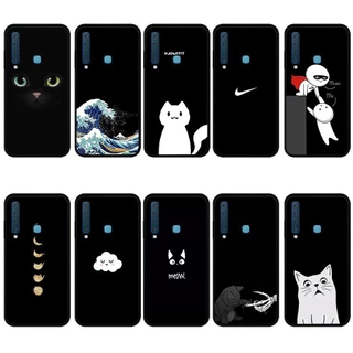 Ốp Lưng TPU silicone Mềm Màu Đen Thời Trang Cho Galaxy A9 2018