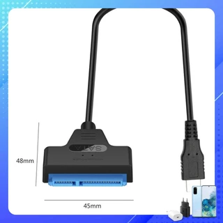 Cáp Chuyển Type C( Usb 3.1).1 Sang  Hdd Ssd Cho Ổ Cứng 2.5 Inch Sata chiều dài 20cm