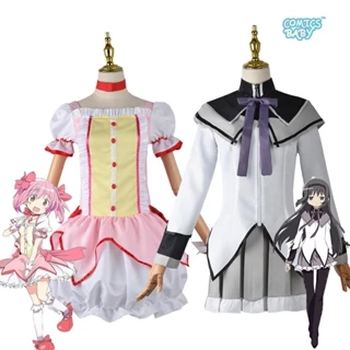 Magic Girl Akemi Homura Kaname Madoka Tomoe Mami Miki Sayaka Sakura Kyouko Cosplay Costume plus size Anime Combat Costume Performance Costume