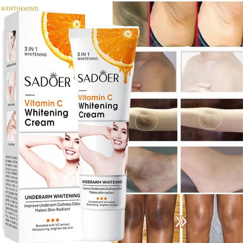 【Thanh Toán Khi Nhận Hàng】 SADOER 50G Kem Vitamin C Kem Dưỡng Thể Làm Sáng Da Dưỡng Ẩm Không Nhờn Không Làm Mới Vùng Dưới Cánh Tay Đầu Gối Sản   Chăm Sóc Da