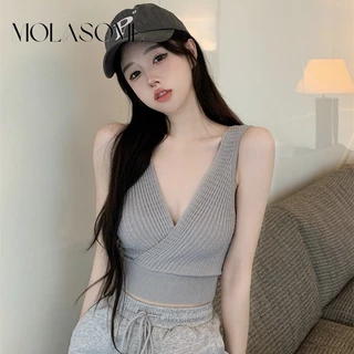 Áo Tank Top Hai Dây Màu Trơn Dáng Ôm Thời Trang 2023 Cho Bạn Gái