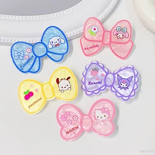 Kẹp Tóc Nơ Họa Tiết Sanrio Hello Kitty Kuromi Cinnamon mymelody Dễ Thương Thời Trang Cá Tính Dành Cho Bạn Gái