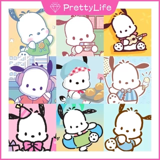 Bộ Tranh Đính Đá 5d Họa Tiết Hoạt Hình Sanrio Pochacco Dễ Thương Kích Thước 30x30CM DIY Dùng Trang Trí Nhà Cửa