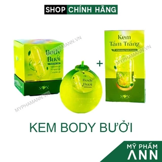 [Tặng Kèm Quà] Kem Body Cốt Ủ Bưởi SON - Mua 1 Kem Body Bưởi Tặng Kèm 3 Tắm Trắng + 1 Son