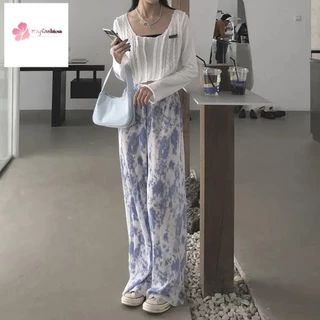 Milyfashion Quần Dài Vải Nhăn Dành Cho Nữ